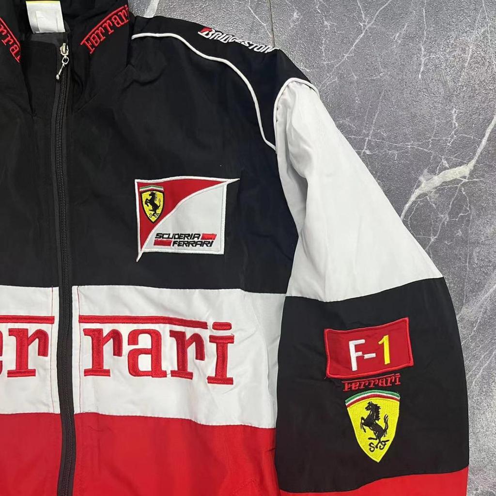 F1 Verseny Motoros Dzseki: Teljesen Hímzett, Hétköznapi Hosszú Ujjú, Téli Pamut