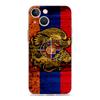 Armenia Armenian Flag Luxury Phone Case For iPhone 14 13 12 11 Pro Max XS X XR SE 7 8 Plus TPU Clear Silicone Lens Protect Cover
