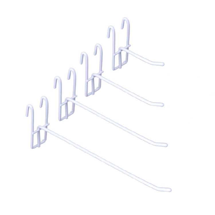 10Pcs Versatile Pegboard Hooks Grid Wall Mesh Retail Display Shop Peg Goods Shelf Minimalist Panel Pegboard Hooks