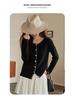 2024 Ejia Style Women's 100% Pure Cashmere Cardigan - Autumn/Winter Loose Knit Handmade Sweater Coat