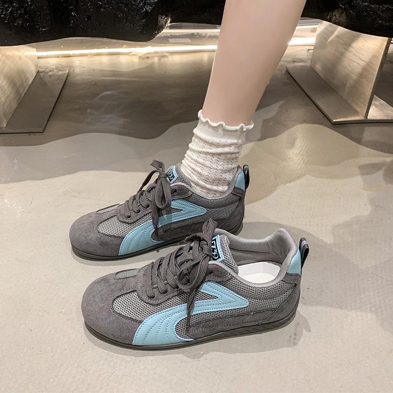 Retro mesh breathable red soft-soled Forrest Gump shoes 2025 thick-soled shit-stepping summer new sports and leisure women's shoes