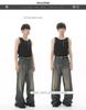 Men's Retro Hong Kong Style High-Waisted Wide-Leg Jeans | 2025 Seasonal New Arrivals