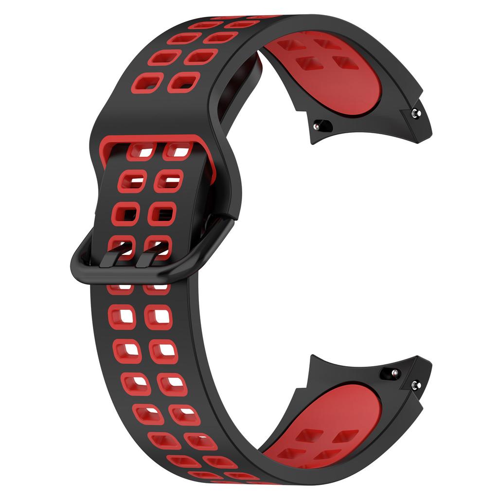 Two-color Silicone Strap for Samsung Galaxy Watch 7/6/Classic/5/4 44mm 40mm 47mm 43mm/5 Pro 45mm Bracelet Watchband Accessories