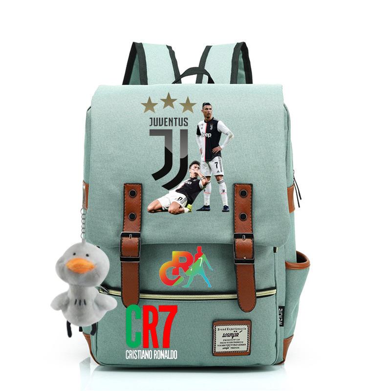 Modischer Anime CR7 Teenager Schüler Schultasche Herren und Damen Freizeit Rucksack