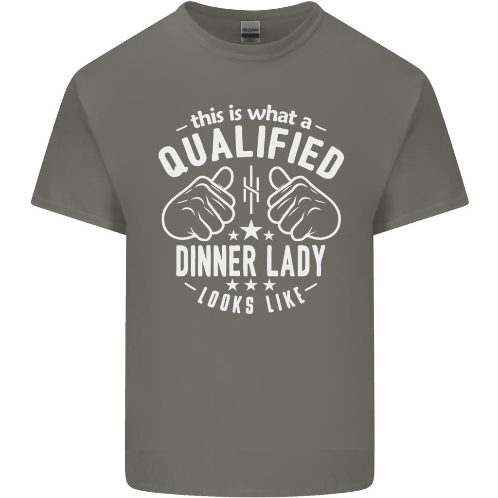 A Qualified Dinner Lady Looks Like Unisexs Light Cotton TShirt