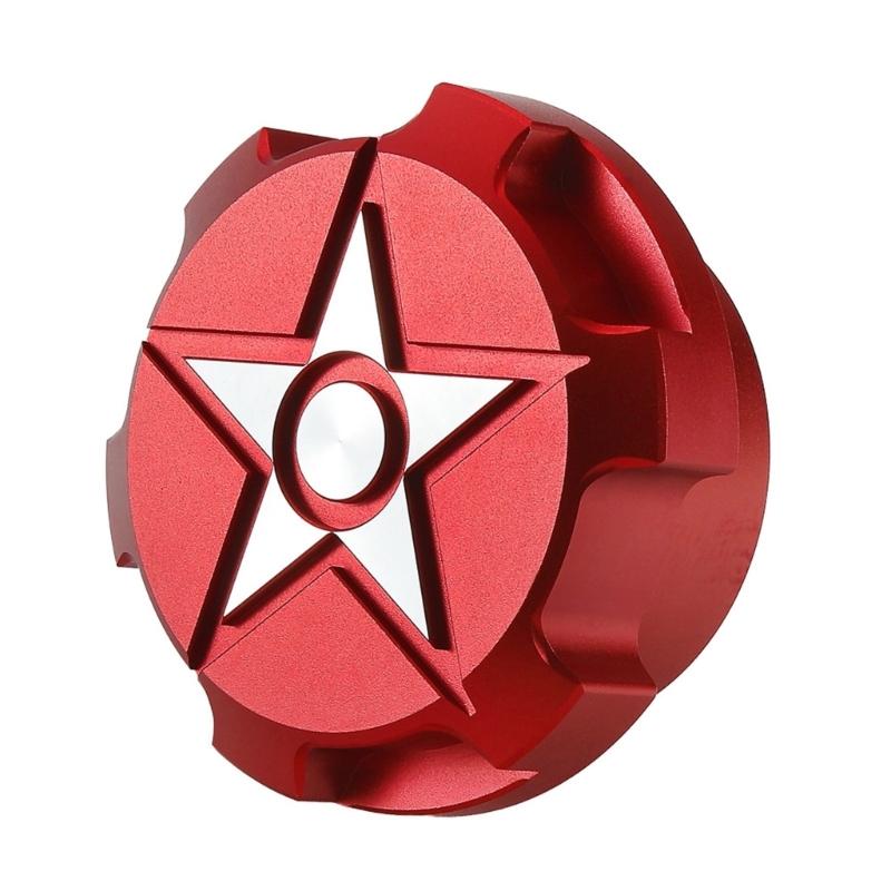 

High Performances Aluminum Leak Proof Fuel Caps Lightweight Oil Covers Lid Corrosion Resistant for Offroad Fuel Safety красный