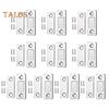 6/10/15Pcs Invisible Cabinet Door Magnet with Screw Ultra-Thin Stainless Steel No Drilling Adhesive Magnetic Drawer Closet Sliding Door Catch Latch