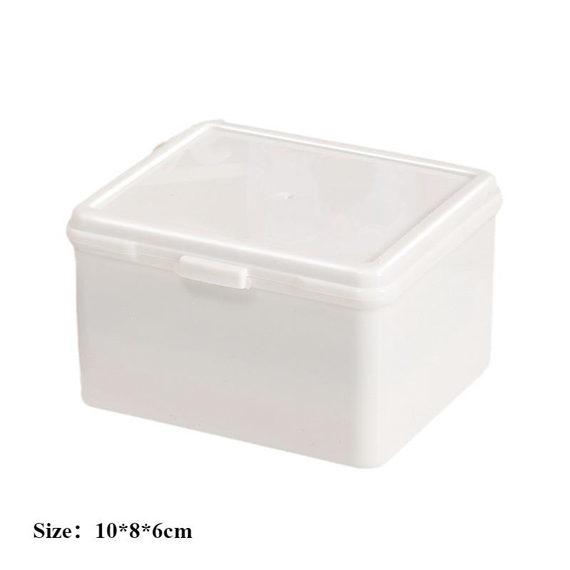 

Korean White Transparent Card Photocard Storage Boxes Organizer with Lid Waterproof Plastic Small Box Storage Case Decorative 1pcs белый