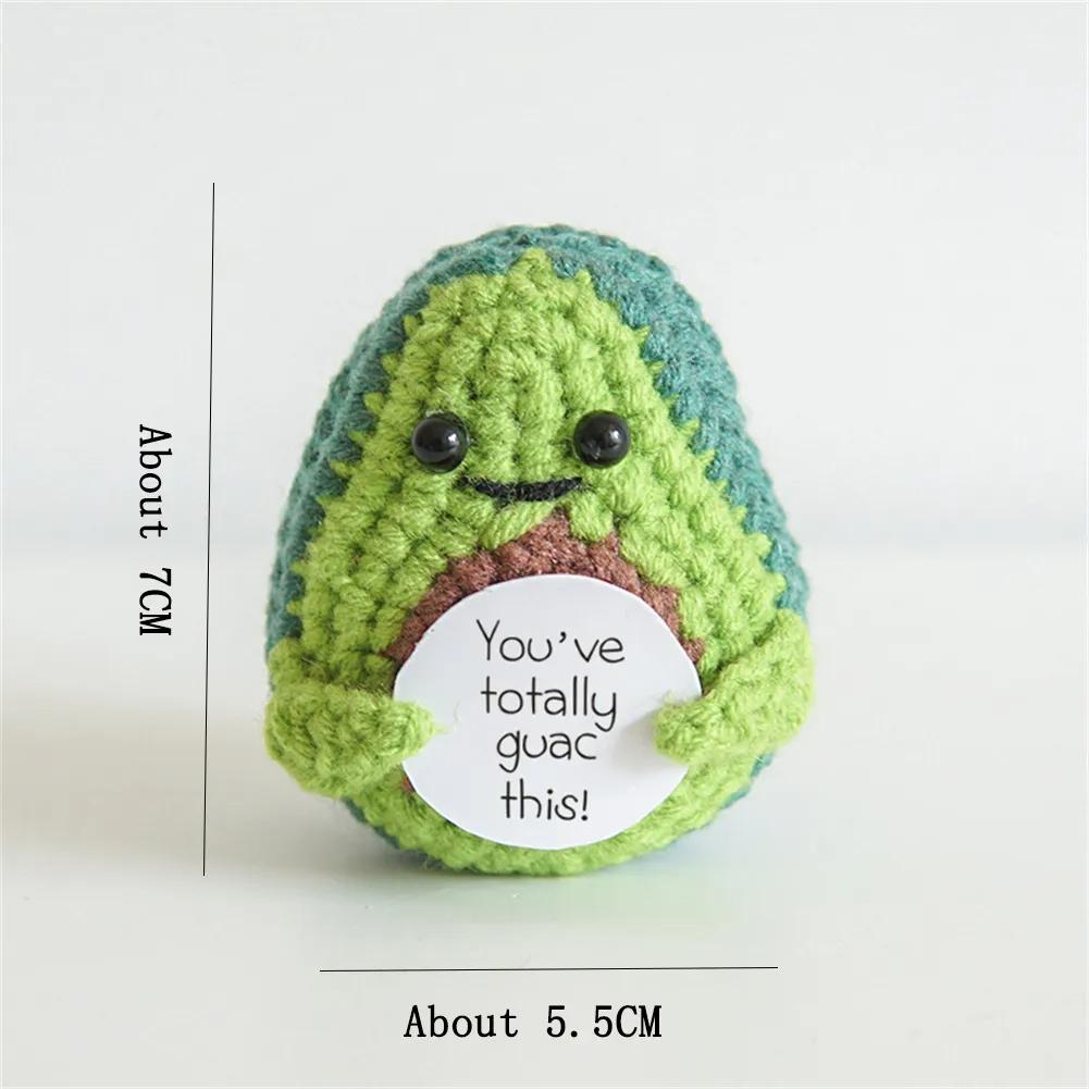 El Yapımı Pozitif Enerji Patates Bebek Ev Dekorasyonu Mini Peluş Örgü Yün Patates Bebek Sevimli Doğum Günü Hediyeleri Ofis Oda Dekoru