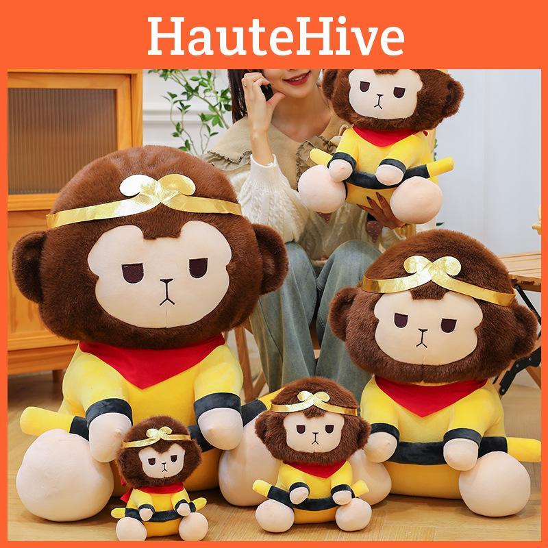 Black Wukong Myth Monkey King Plush Toy Stuffed Animal Doll Decoration Gift