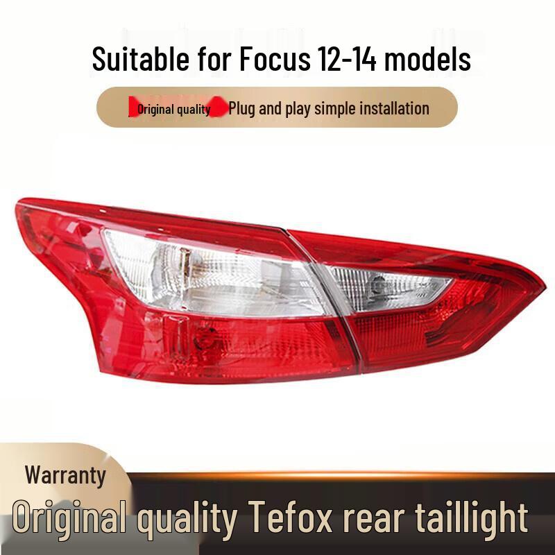 Ford Focus Sedan Rear Tail Light Assembly for 2012-2014 Models Standard Driver Right Inner Tail Light