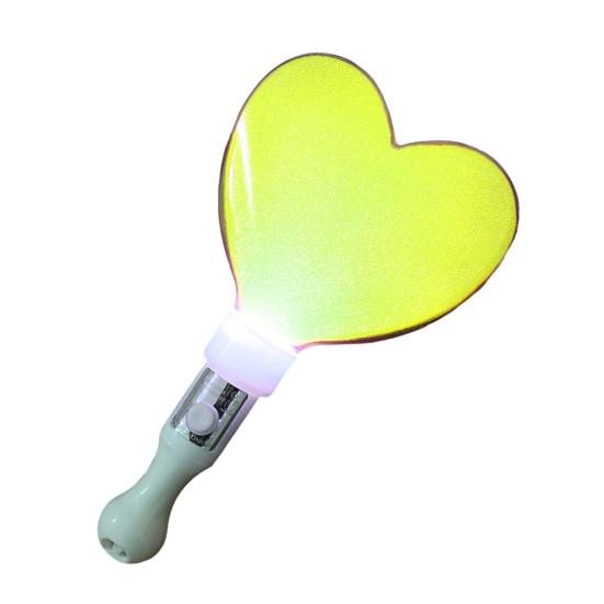 

Короткий светящийся браслет в форме сердца, многоцветный светодиод, для концертов, фестивалей, вечеринок, пластиковая светящаяся игрушка с кнопочной батарейкой