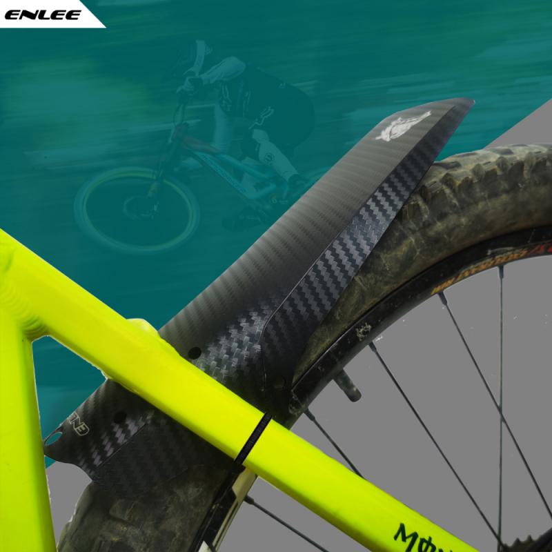 

Bike Bicycle Fender MTB Mountain Bicycle Mudguard Cycling Fiber Pattern Color Rainplate Bicycle Bike