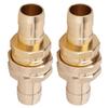 2Pcs G3 4 Aluminum Alloy Hose Repair Connector Water Hose End Mender with Clamp for Garden