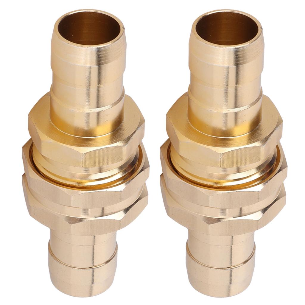 2Pcs G3 4 Aluminum Alloy Hose Repair Connector Water Hose End Mender with Clamp for Garden