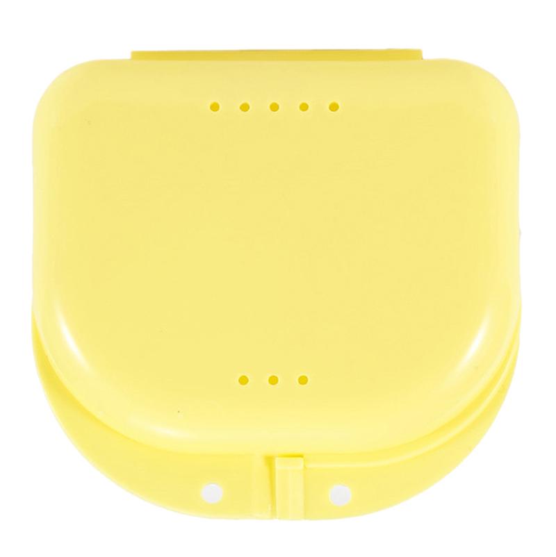 1PC Denture Bath Hole Box Dental False Teeth Appliance Container Storage Denture New