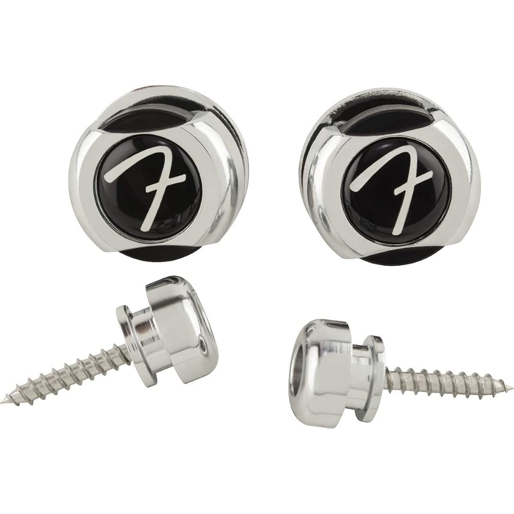 Fender Strap Pin Indemnity Strap Locks, Chrome