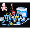 [Funny] 27Pcs Kids Toys Doctor Set Baby Suitcases Medical Kit Cosplay Dentist Nurse Simulation Medicine Box Sound & Light Props
