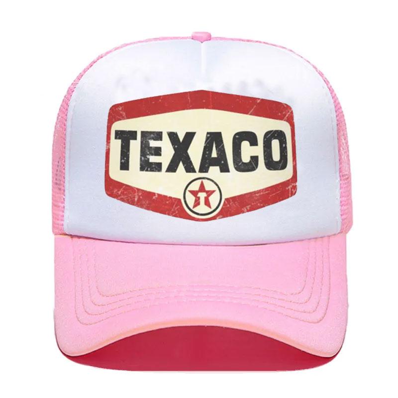 Berretto da Baseball Texaco Logo Vintage Personalizzato Uomo Donna Regolabile Cappellino Trucker Cappelli Sportivi Estivi Visiera in Rete Cappellini Snapback da Esterno
