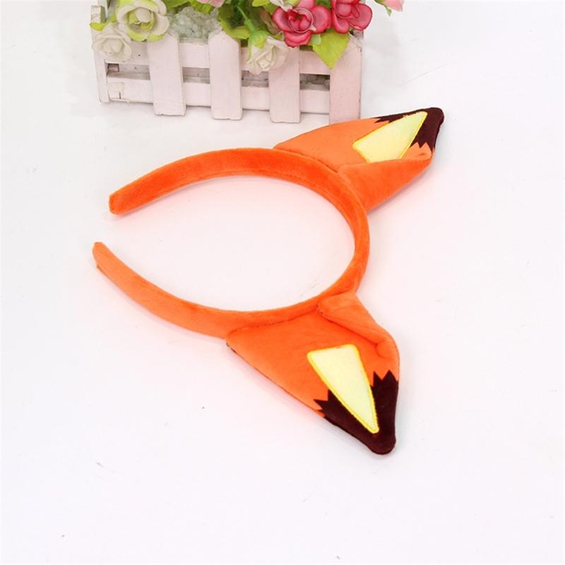 Adjustable Foxes Ear Hair Accessory Soft Elastic Headband Hair Decoration For Cosplay Enthusiasts Family Costume Fun