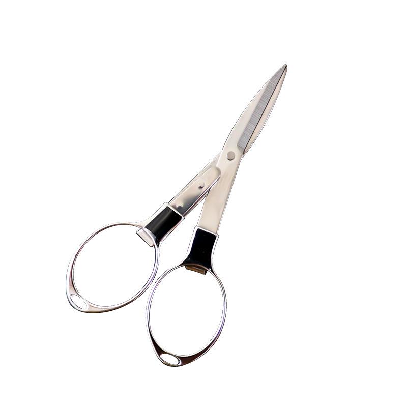 Lightweight Portable Stainless Steel Folding Travel Scissors & Nail Clippers for Daily Use