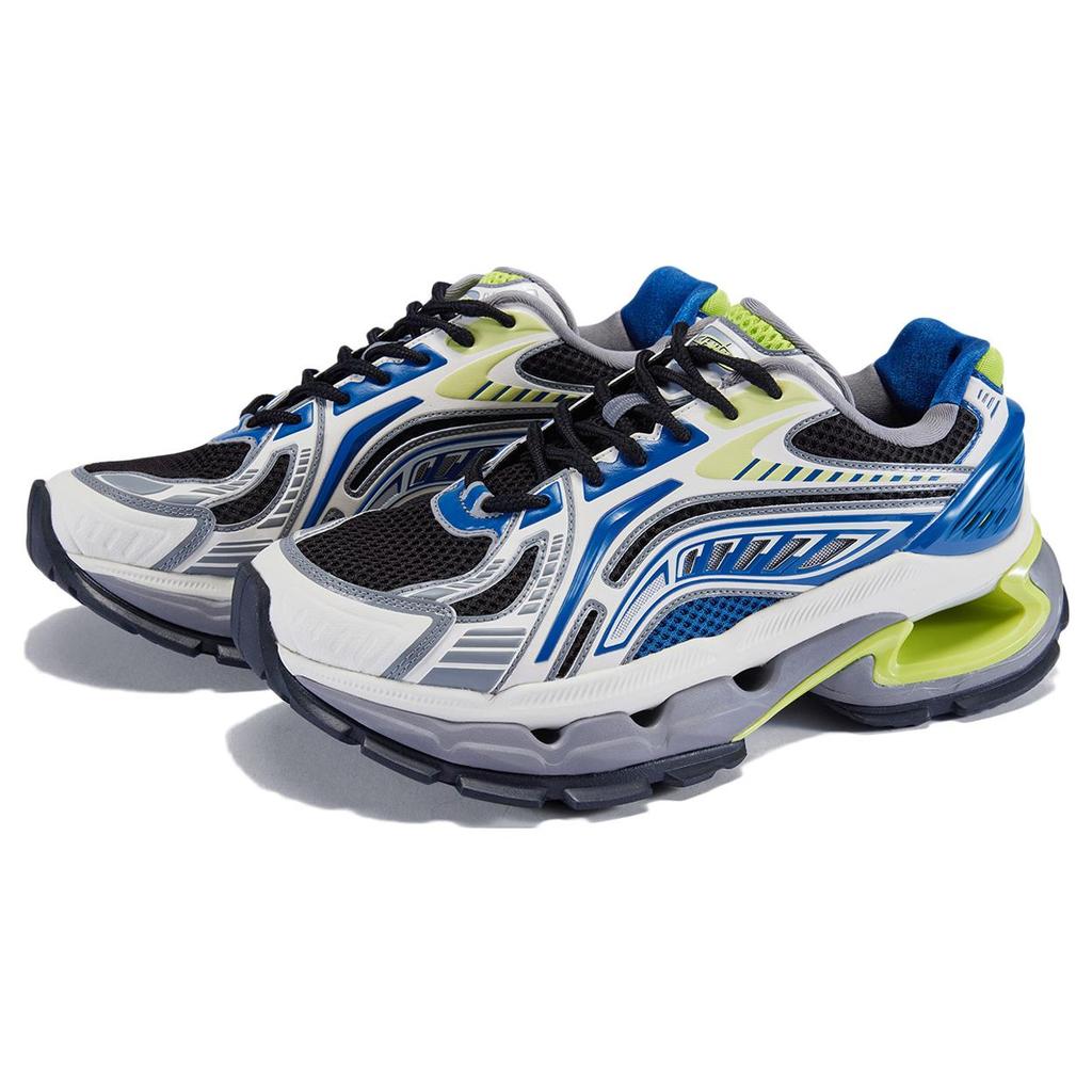 New LiNing Furious Rider BOW Anti Slip Wear Resistant Low Top Casual Shoes Men's Blue Green AZGT067-4