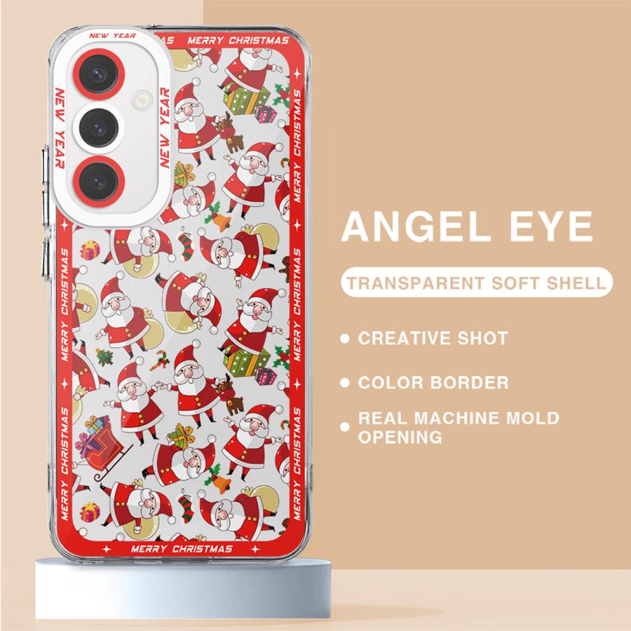 Winter Merry Christmas phone Case for Samsung A13 A14 A15 A23 4G 5G A24 4G A25 A33 A34 A53 A54 A73 A35 A55 5G bag