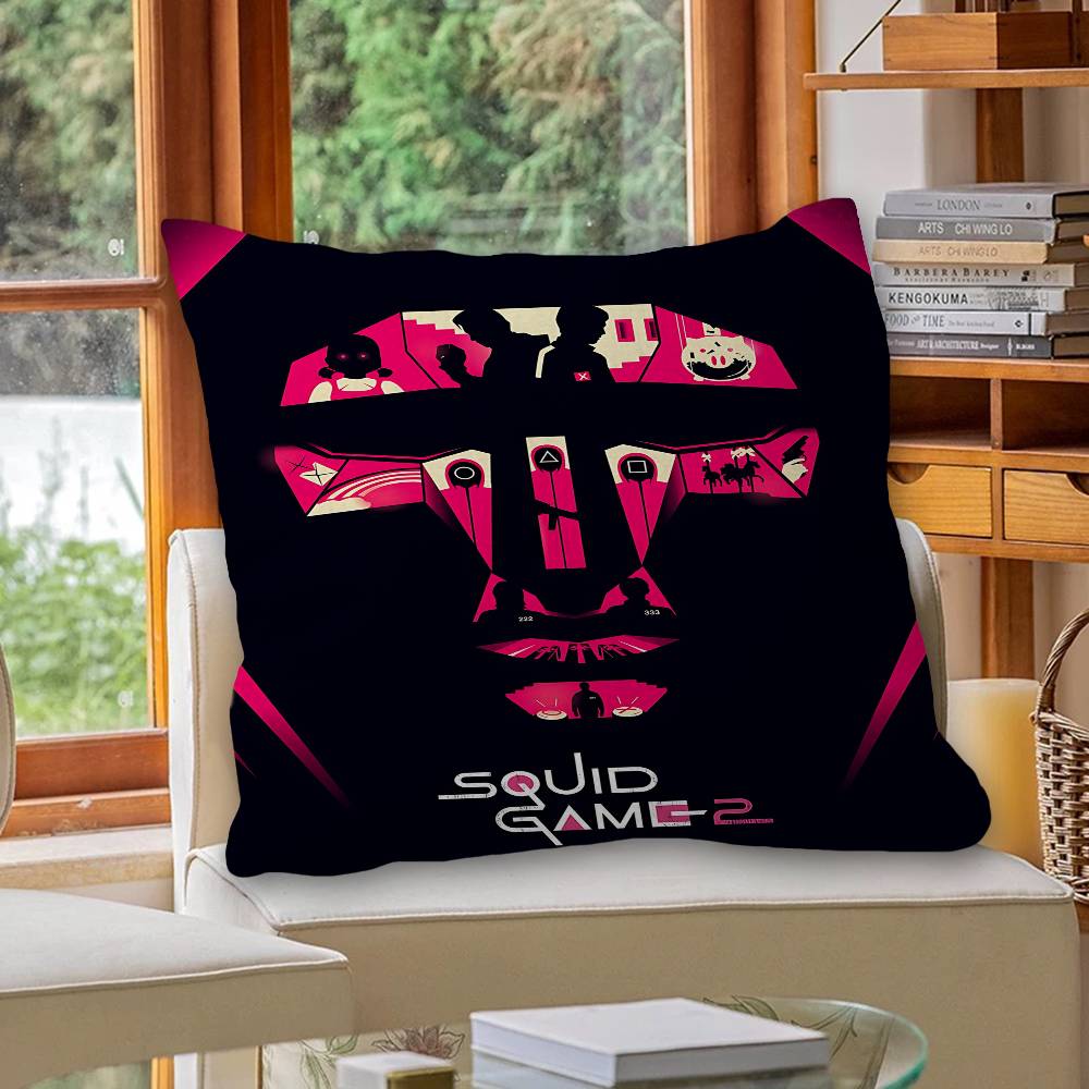 TV Game S-Squids Personalized Picture Text Home Decorative Pillows Household Gifts 45x45cm
