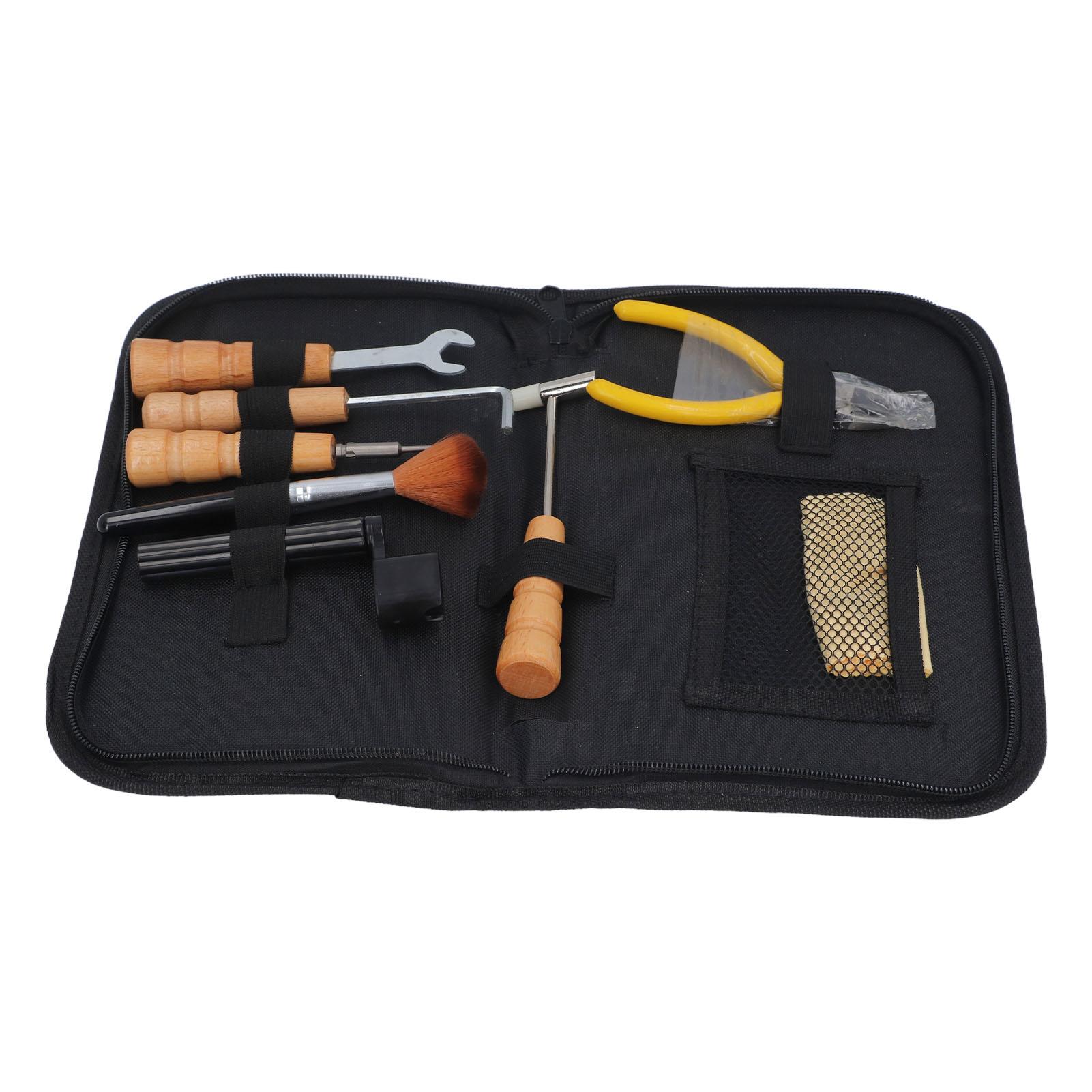 

9Pcs Set Guitar String Stretcher Tool Maintenance Repair Change Tool Kit for Mandolin Bass Ukulele