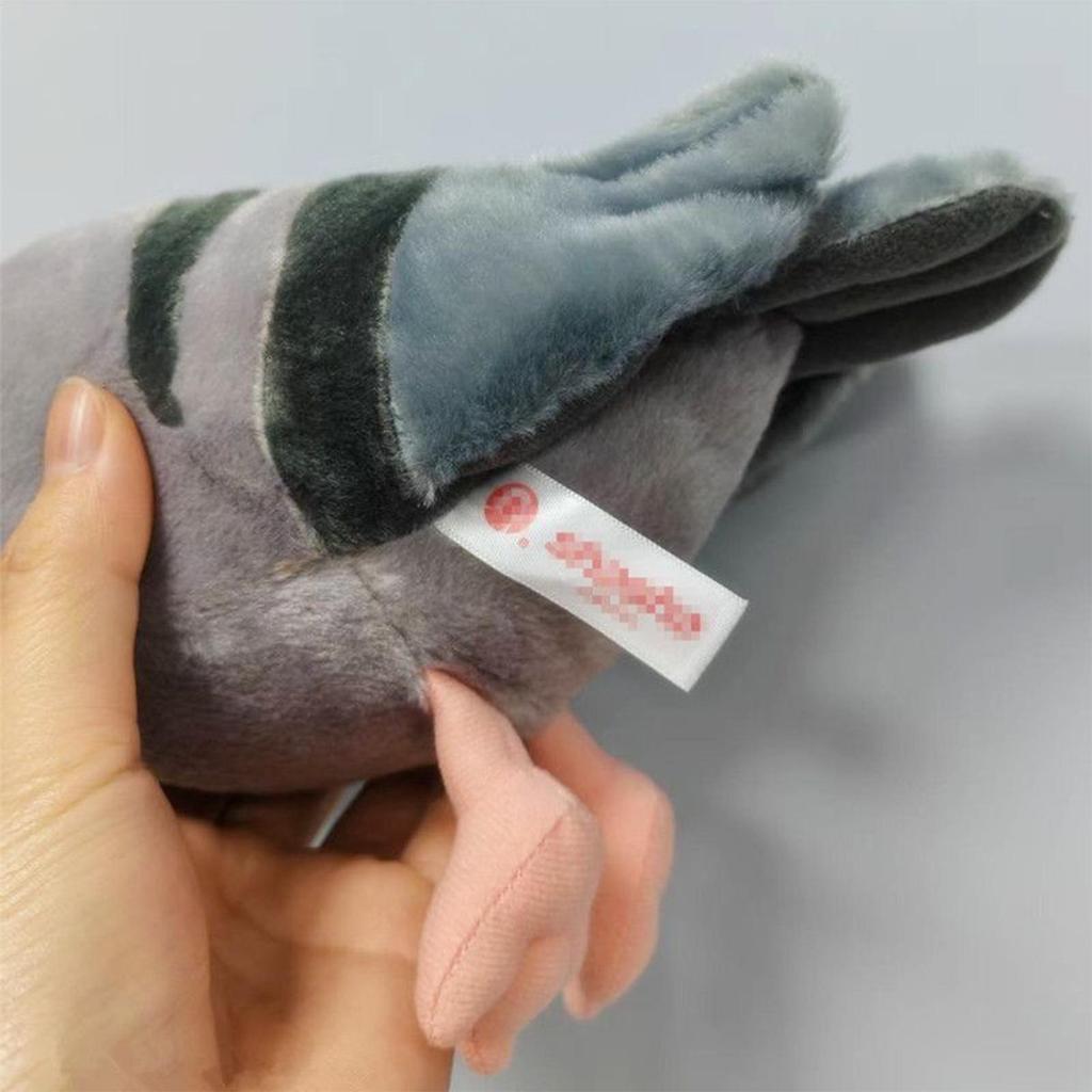 Pigeon Plush Toys High Fidelity Anime Cute Plushie Peace Bird Animals Simulation Desktop Ornaments For Home Decoration