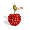 Pearl Fruit Brooch Grape Cherry Pin  Drip Oil Corsage Pineapple Pomegranate Lotus Flower Mushroom Brooches