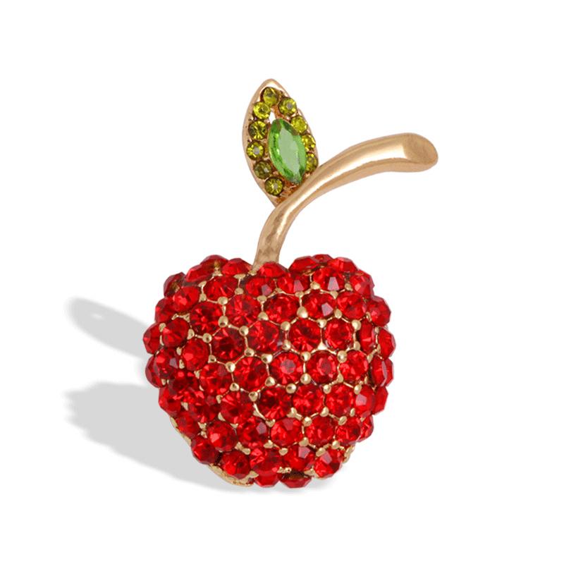 Pearl Fruit Brooch Grape Cherry Pin Drip Oil Corsage Pineapple Pomegranate Lotus Flower Mushroom Brooches