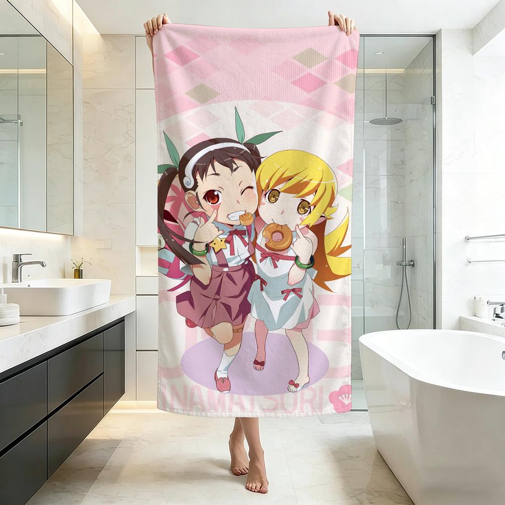 Mysterious B-BakemonogatariS Towel Five-Star Hotel Quality Eco-Friendly Ultra Soft Thick Towels & Beach Towels