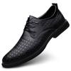 Fashion Genuine Leather Casual Shoes for Men Luxury Outdoor Oxford Shoes High Quality Lace Up Derby Shoes Formal Dress Footwear Sneakers