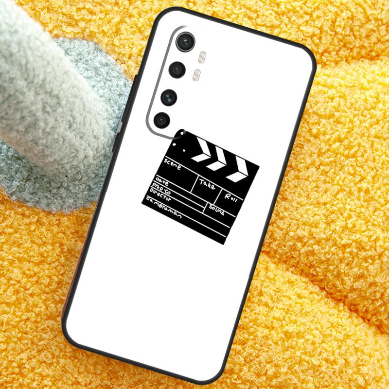 Cute Film Movie Maker Clapper Board Case For Xiaomi 13T 14T 15T 14 15 Ultra 17 Pro Max Cover For POCO F8 F7 X7 Pro F5 F6 X5 X6