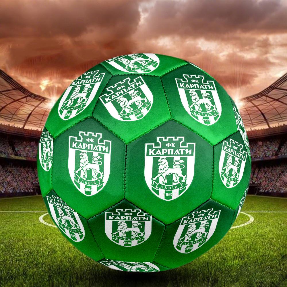 Karpaty Lviv Indoor Soccer Ball Size 5 Colorful All Ages Machine Stitched PVC Competition Ready Durable High-Bounce