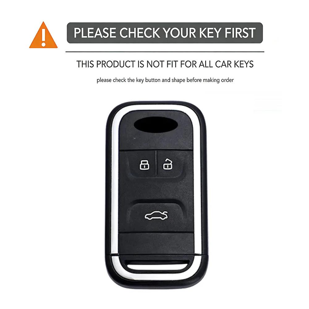 3 Buttons Silicone Car Key Case For Chery Tiggo 8 7 5X Smart Keyless Remote Fob Protect Case