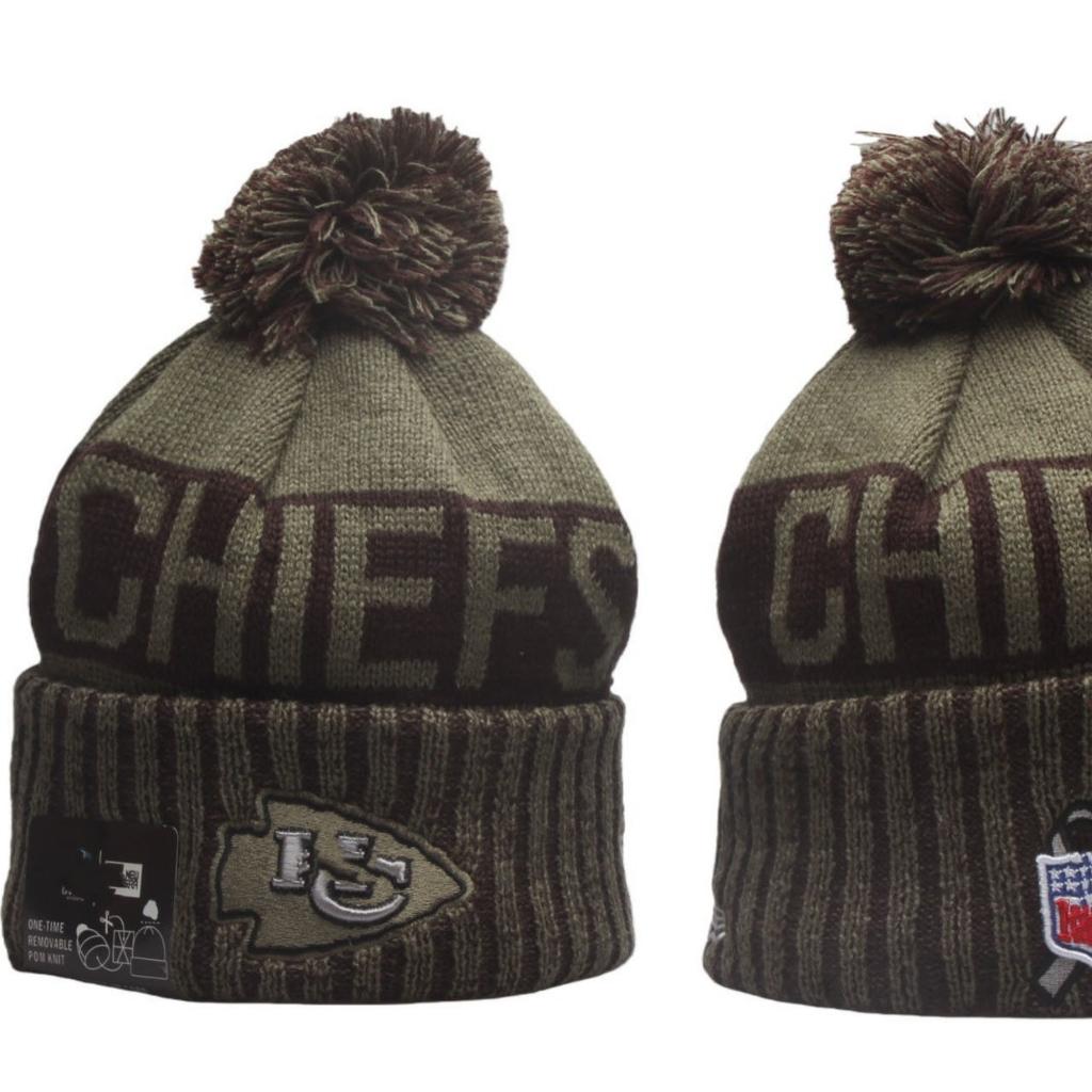 Autumn and Winter New nfl Rugby team men's and women's couple's casual fashion thick knitted wool hat trendy