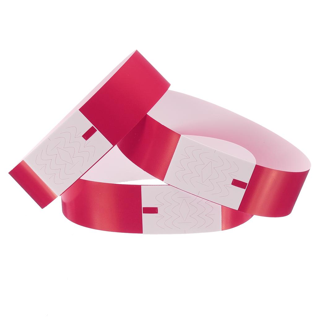 100Pcs Paper Wristbands Neon Party Wristbands Colored Wristbands Waterproof Paper Club Arm Bands for Events Party Concert Bar