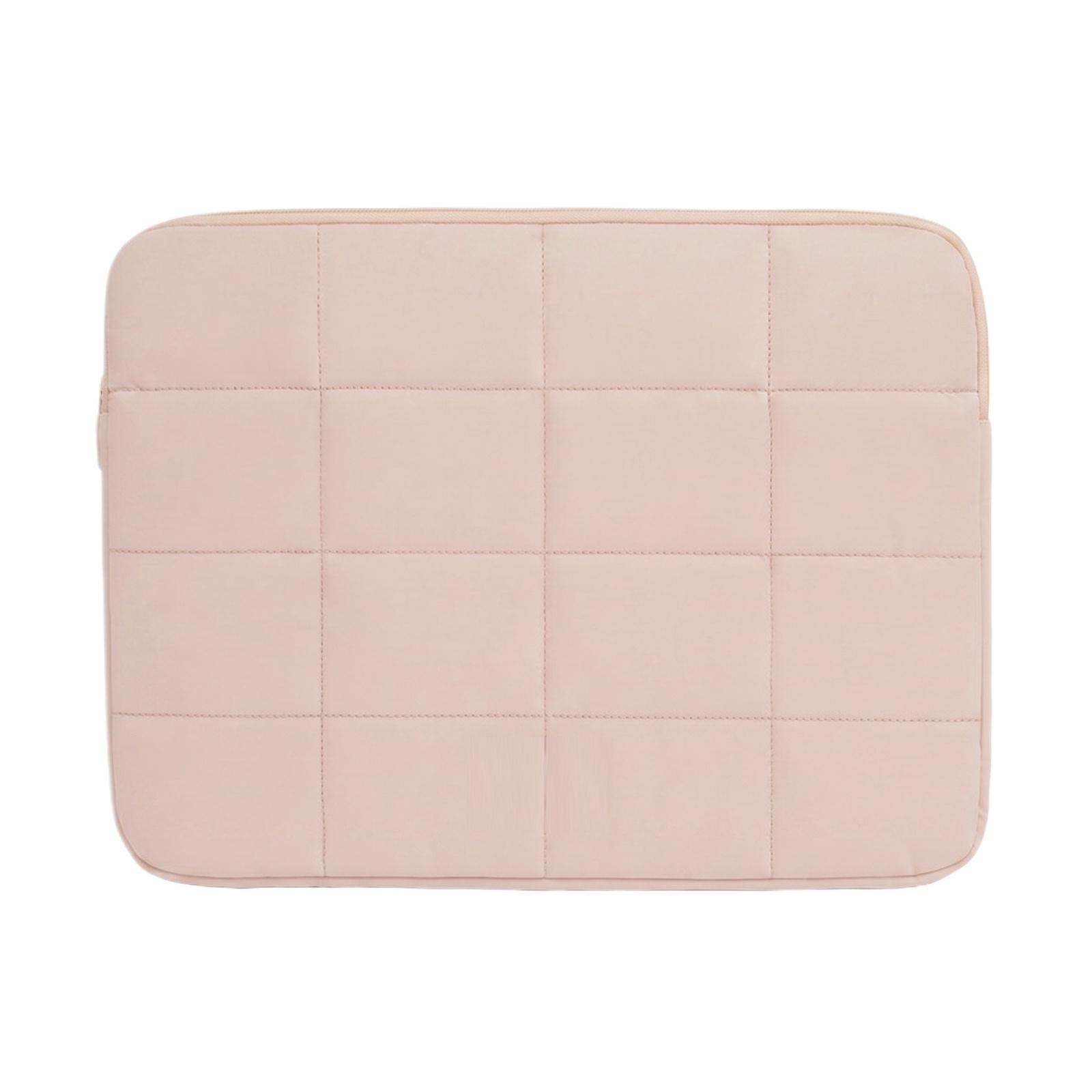 

Portable Shockproof Laptop Sleeve Case Business Travel Computer Bag Protective Carrying Cover with Zipper for 13 to 15 Inch Laptops one size рожевий