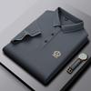 Short-sleeved POLO Shirt, Men's Pure Cotton Breathable T-shirt, Business Casual Lapel Top