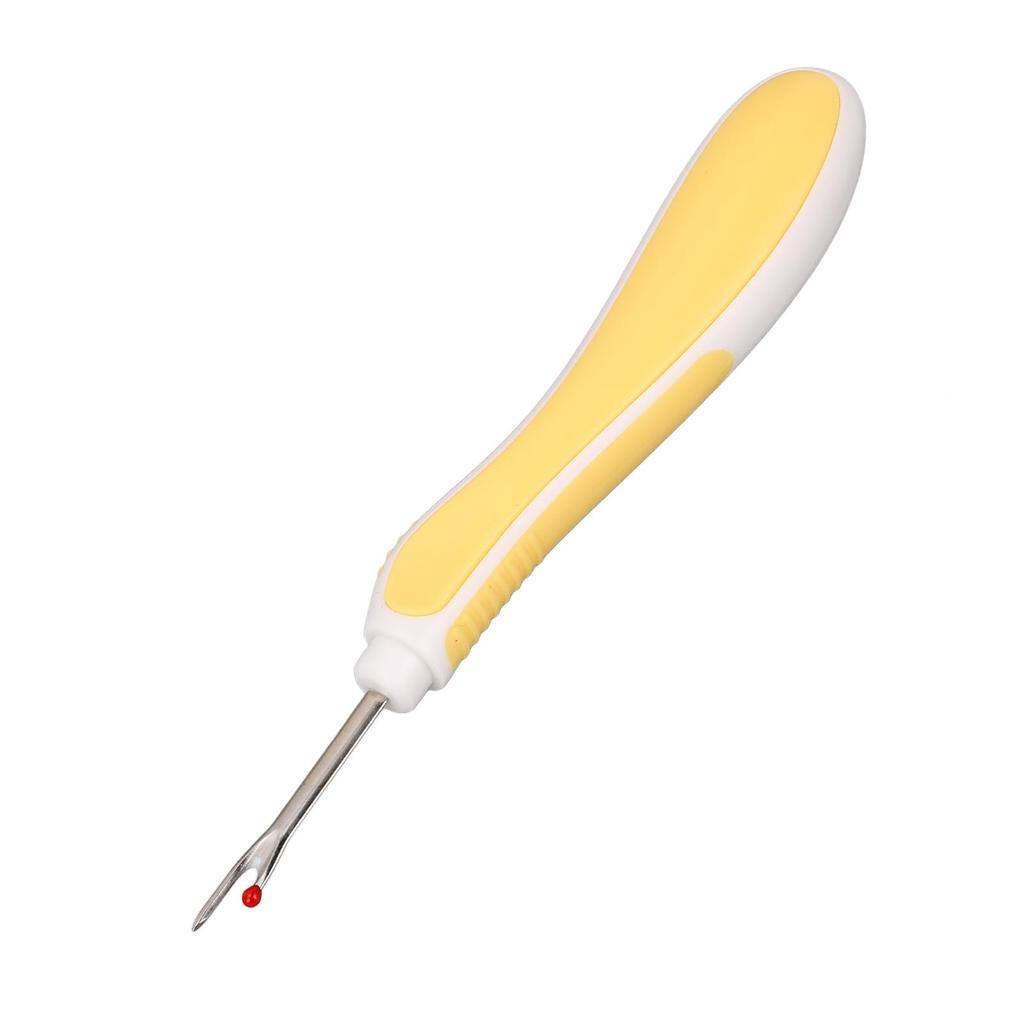 Seam Ripper Ergonomic Silicone Handle Labor Saving Sewing Stitch Remover Thread Unpicker Yellow