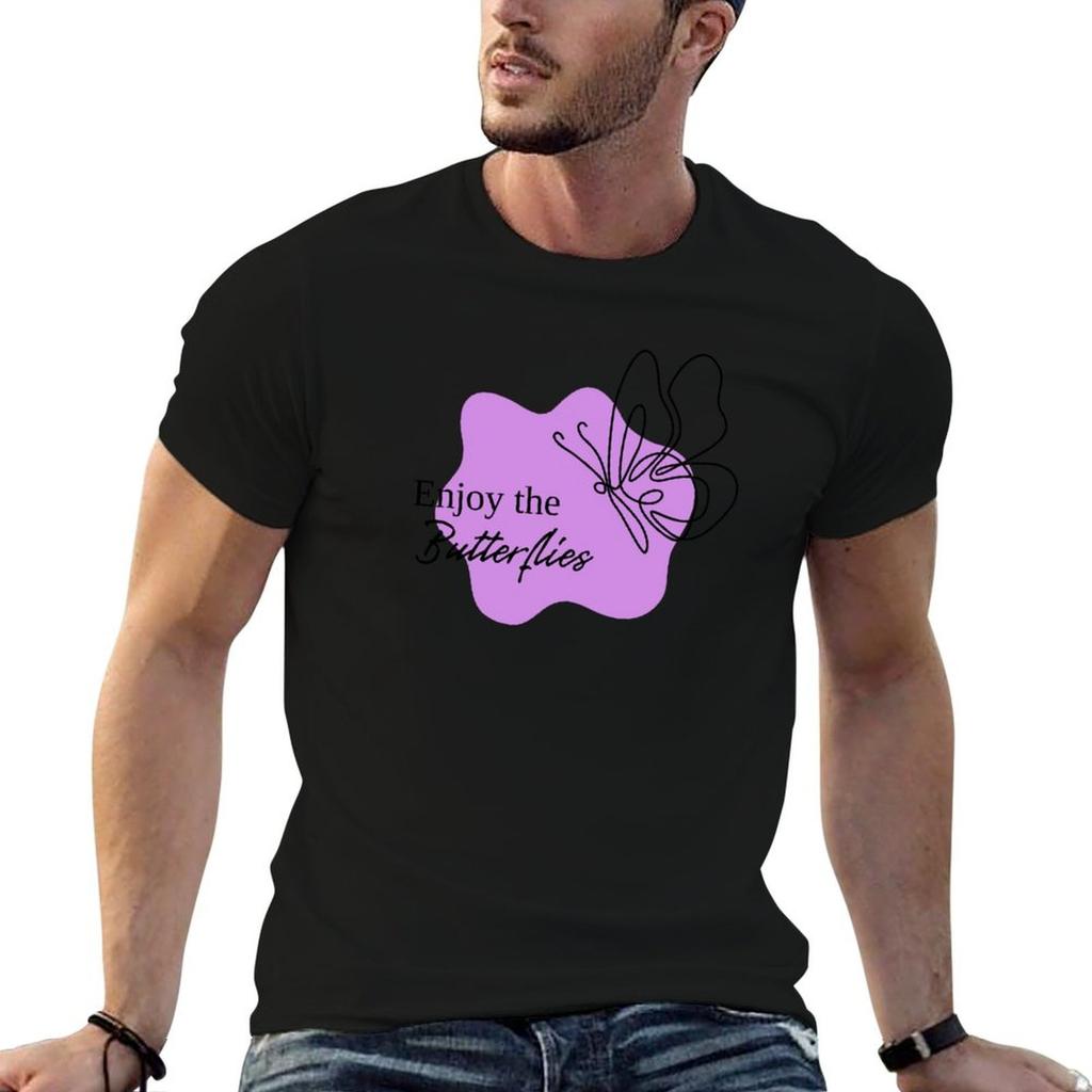 Enjoy the Butterflies TShirt Soft Lightweight Cotton TShirt