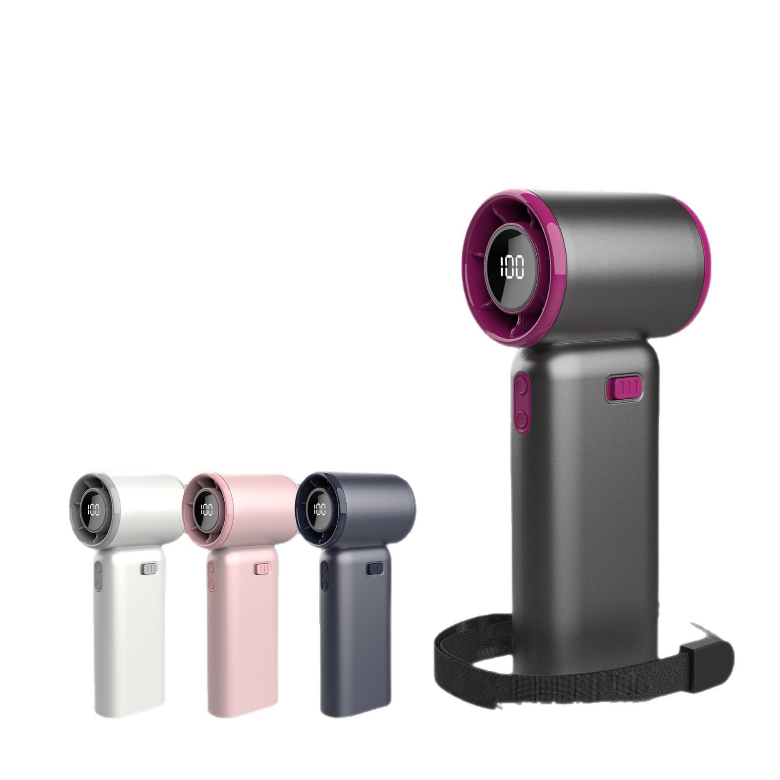 Portable High-Speed Adjustable Silent Fan White