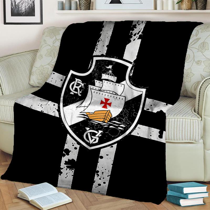Vasco Football Club Printed Throws Blanket Soft Flannel Blankets for Couch Bed Gifts for Men Women Picnic blanket Christmas gifts