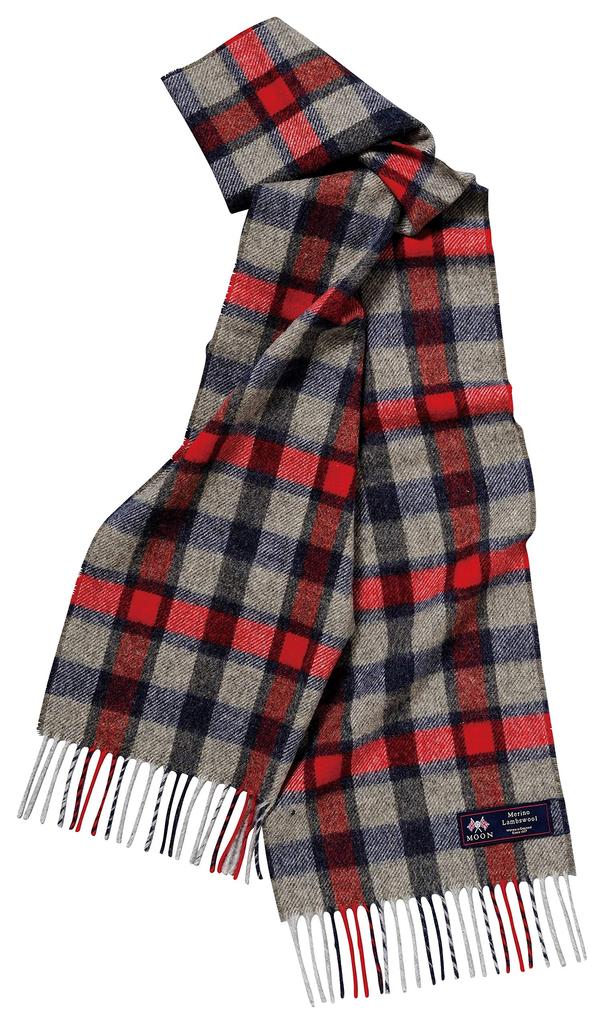 Marushin Comb Scarf, 25 x 180cm, Made with Wool Fabric by MOON, UK, 0385018000