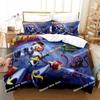 Mega Man X DiVE Bedding Set Printed Duvet Cover Sheet Pillowcase Bed Soft Quilt Cover Full Queen King Size Anime Bed Sheet Set