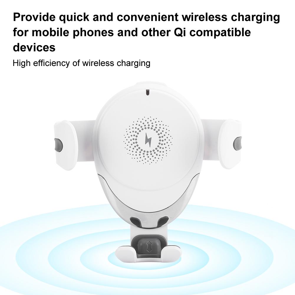10W Large Power Quick Charging Air Outlet Gravity 360 Degrees Rotation High Efficiency Car Bracket