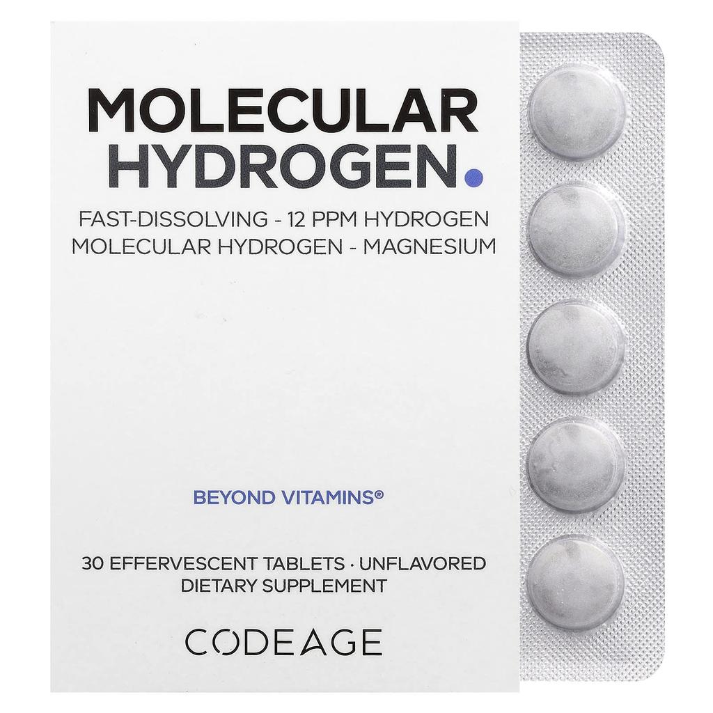 Molekularer Wasserstoff, Geschmacksneutral, Brausetabletten 30 Tabletten