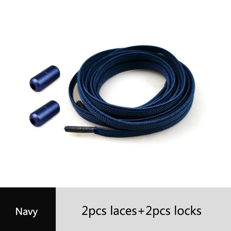 Kids Adult Elastic Popular No Tie Unisex 1Pair Capsule Buckle Shoelace Flat Sneakers Creative New High Quanlity Locking